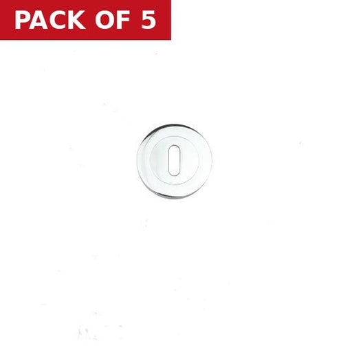 Centurion 51mm CP Key Hole Escutcheon 1PR - Pack of 5