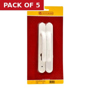 Centurion MultiPoint Locking Door Handle, White - Pack of 5