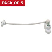 Centurion Cable Window Restrictor, White, 200mm - Pack of 5
