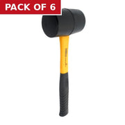 Centurion Black Head Fibreglass Rubber Mallets - Pack of 6