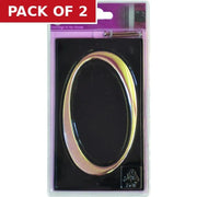 Centurion Gloss Black Numbered Plaque 0 - Pack of 2