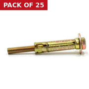 Centurion M6 x 25mm Expanding Loose Bolt - Pack of 25