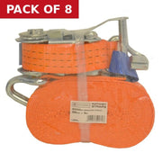 Centurion Ratchet Strap - 3000kg Breaking Strength - 6m Length - 35mm Width - Pack of 8