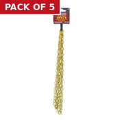 Centurion Solid Brass Oval Link Pre Cut Chain, Polished Brass, 13mm x 1.6mm x - Pack of 5
