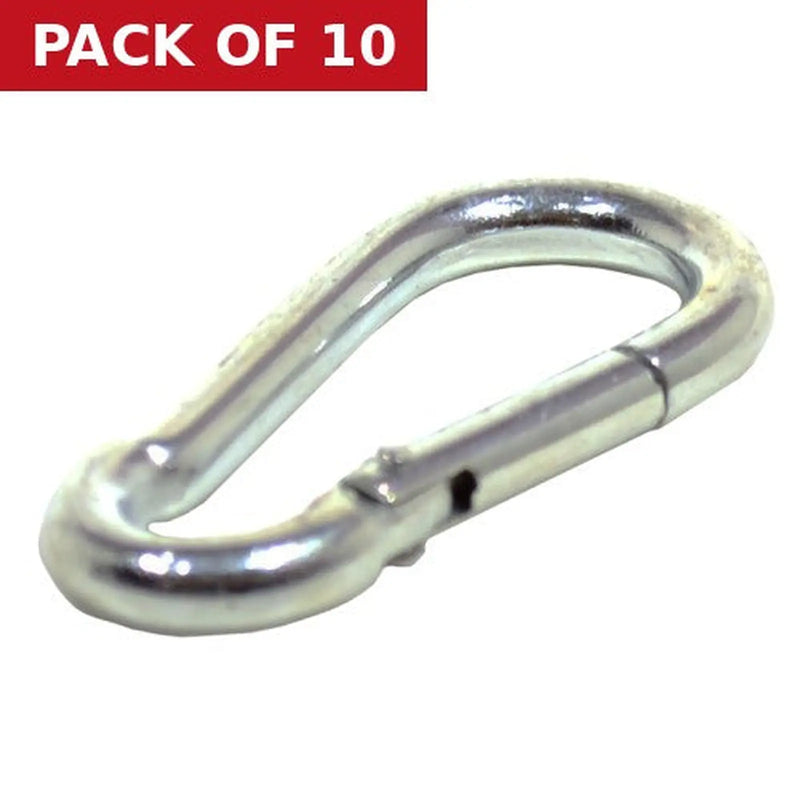 Centurion Carbine Hook, Zinc Plated, 5mm x 50mm - Pack of 10