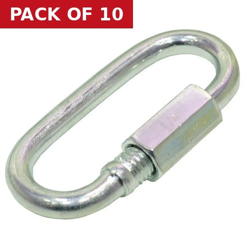 Centurion Quick Repair Link, Zinc Plated, 3.5mm x 28mm x 10mm - Pack of 10
