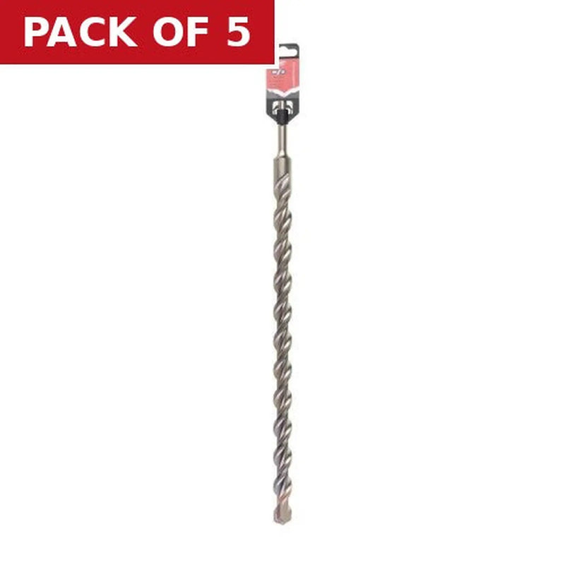 Centurion Milwaukee SDS+ M2 Drill Bit 22x450mm - 1pc - Pack of 5