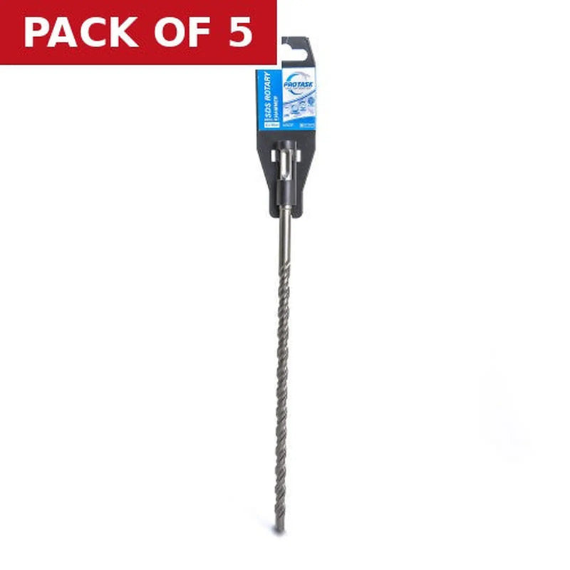 Centurion ProTask SDS-Plus Rotary Hammer Drill Bits 10mm x 310mm - Pack of 5
