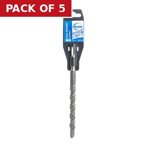 Centurion ProTask SDS-Plus Rotary Hammer Drill Bits 14mm x 200mm - Pack of 5