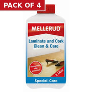 Centurion Laminate and Cork Clean & Care, 1 Litre - Pack of 4