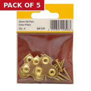 Centurion 25mm EB Plain Glass Plate (Pack of 4) - Pack of 5