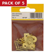 Centurion 25mm EB Slotted Glass Plate (Pack of 4) - Pack of 5