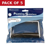 Centurion Toilet Roll Holder - Satin Silver Aluminum - Pack of 5