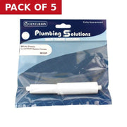 Centurion Toilet Roll Holder - White Plastic Spare Cones - Pack of 5