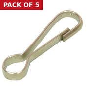 Centurion Spring Hook, Nickel Plated, 50mm - Pack of 5