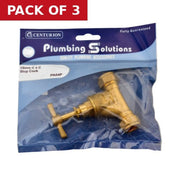 Centurion 15mm C x C Stop Cock - Pack of 3