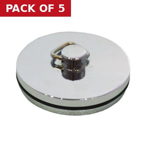 Centurion Plug - Sink Bath - Chrome - 1 1/2" - Pack of 5