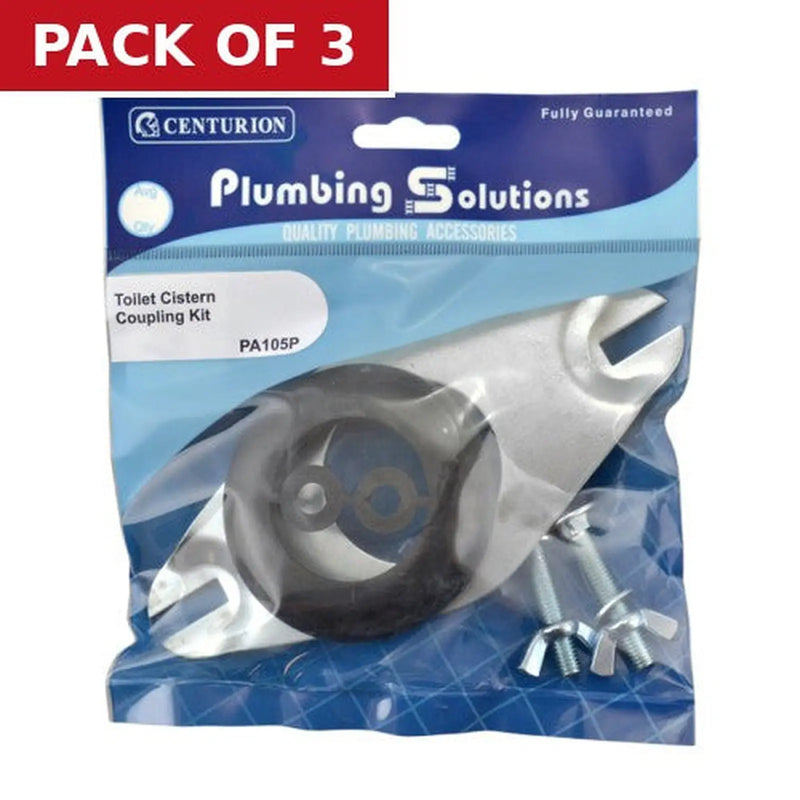 Centurion Toilet Cistern Coupling Kit - Pack of 3