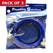 Centurion 1.5m Blue Washing Machine Hose - Pack of 3