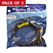 Centurion 1.1m NG Micropoint Angled Cooker Hose - Pack of 3