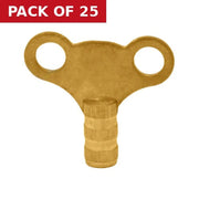 Centurion Radiator Key - Brass Clock Style - Pack of 25