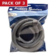 Centurion 2.5m Outlet Washing Machine Hose - Pack of 3