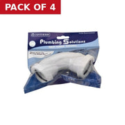 Centurion 40mm Push Fit 90 Deg Swept Bend - Pack of 4