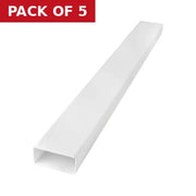 Centurion 110mm x 54mm x 1m Flat Channel Ducting - Pack of 5