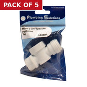 Centurion Speedfit - 15mm x 3/4" Appliance Tap - Pack of 5