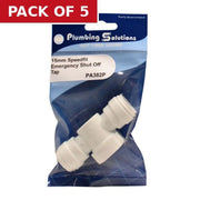 Centurion Speedfit - 15mm Emergency Shut Off Tap - Pack of 5
