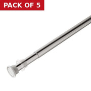 Centurion Shower Curtain Rail - Telescopic - 2591mm - Pack of 5