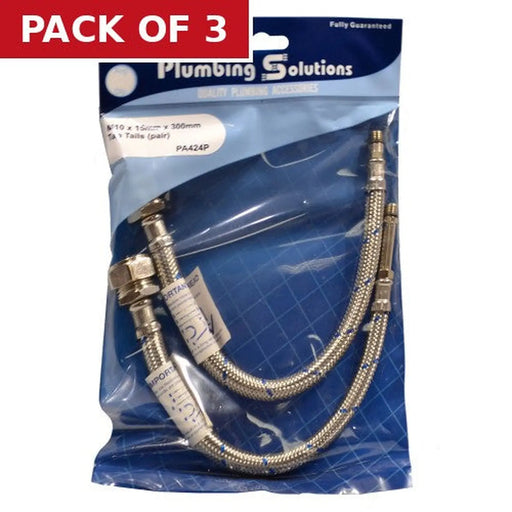 Centurion M10 x 15mm x 300mm Tap Tails (pair) - Pack of 3