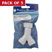 Centurion Washing Machine Inlet Y Piece with Washer - Pack of 5