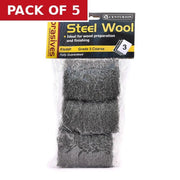 Centurion Abrasives Steel Wire Wool, 3 Coarse (Pack of 3) - Pack of 5