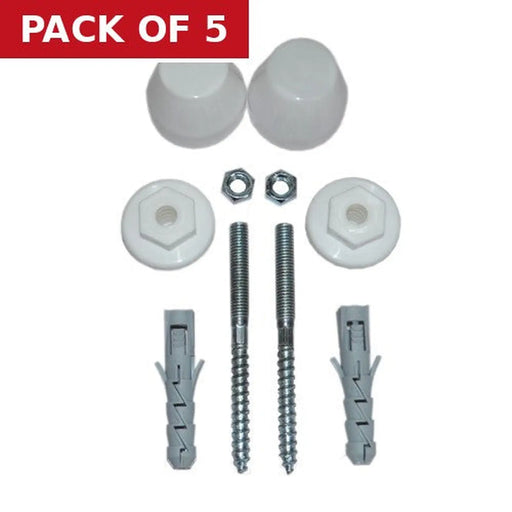 Centurion Sanitary Fixing Kit 8mm x 100mm - Pack of 5