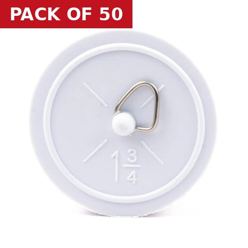 Centurion Sink & Bath Plug - 1 3/4" - White - Pack of 50