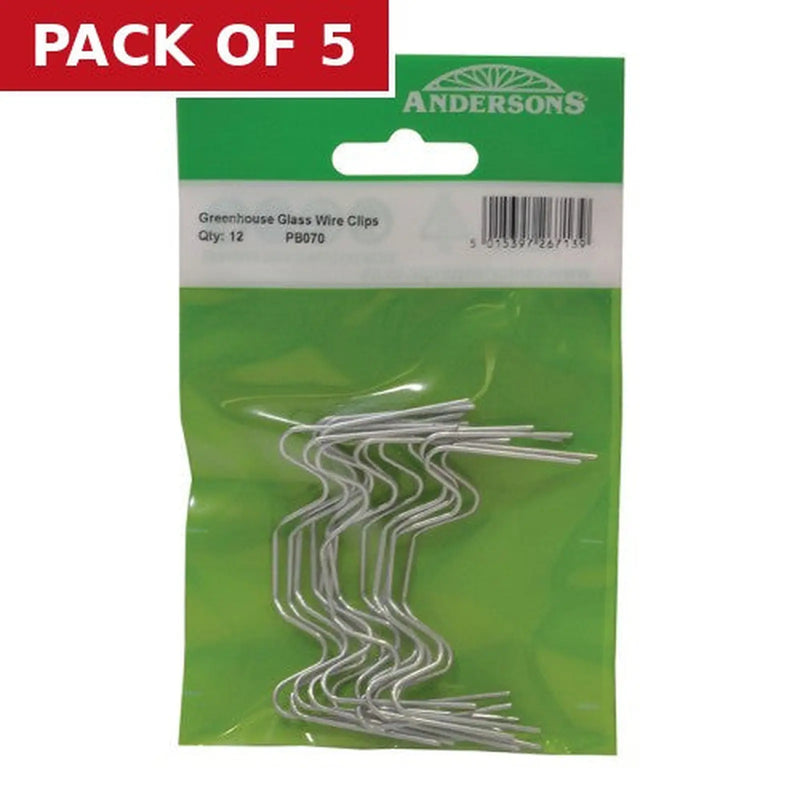Centurion Spring Wire Glazing Clips, 'W' Clip - Pack of 5