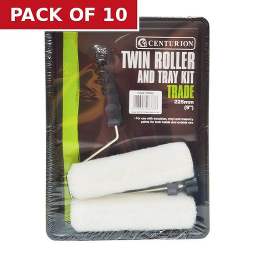 Centurion Trade Twin Roller and Tray 225mm x 38mm / 9" x 1½" - Pack of 10
