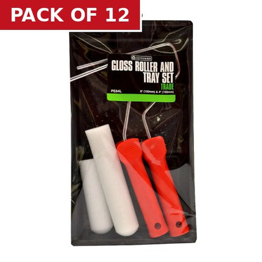 Centurion Trade Gloss Roller Kit, 4" & 6" - Pack of 12