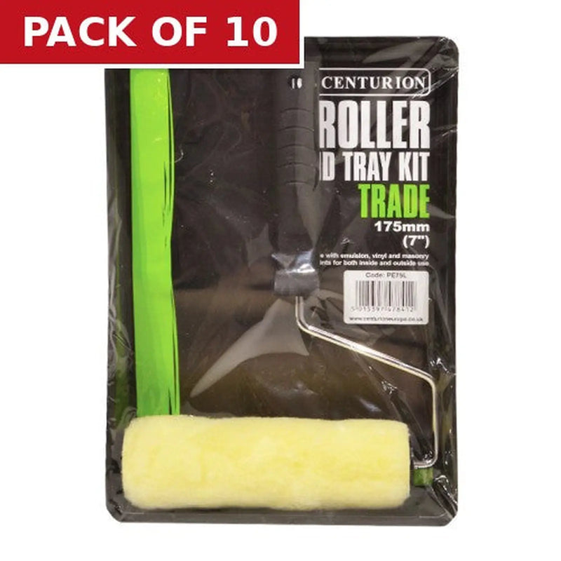 Centurion Trade Single Roller and Tray, 175mm / 7" - Pack of 10