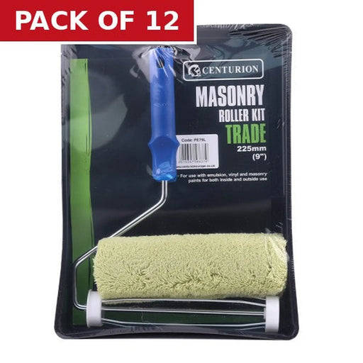 Centurion Trade Masonry Roller and Tray, 225mm / 9" - Pack of 12