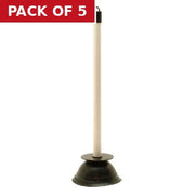 Centurion Medium Plastic Handle Plunger - 290 x 100mm - Pack of 5