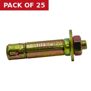 Centurion M10 x 15mm Expanding Projection Bolt - Pack of 25