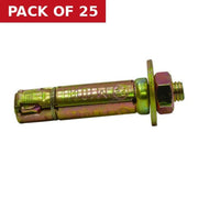 Centurion M12 x 30mm Expanding Projection Bolts - Pack of 25