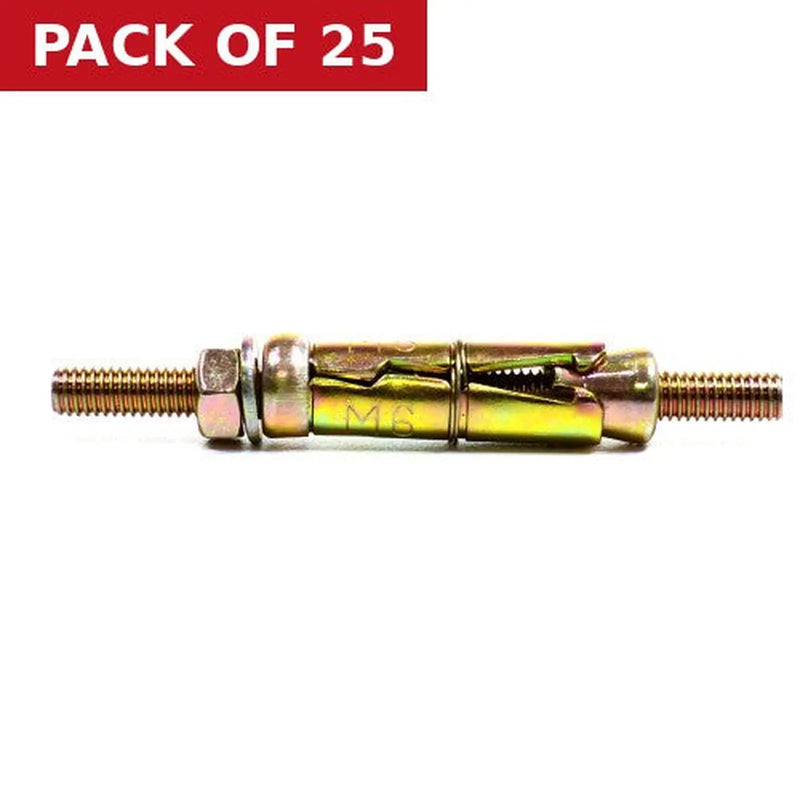 Centurion M6 x 25mm Expanding Projection Bolt - Pack of 25