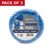 Centurion Polypropylene Rope Mini Coils, 12mm x 10m - Pack of 3
