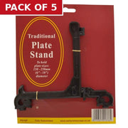Centurion 150-250mm Black Classic Plate Stand - Pack of 5