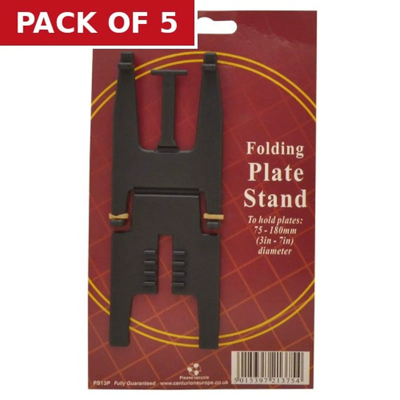 Centurion 75-180mm Folding Plate Stand - Pack of 5