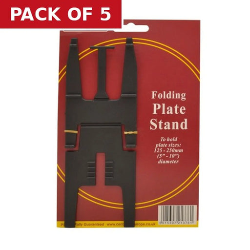 Centurion 125-250mm Folding Plate Stand - Pack of 5