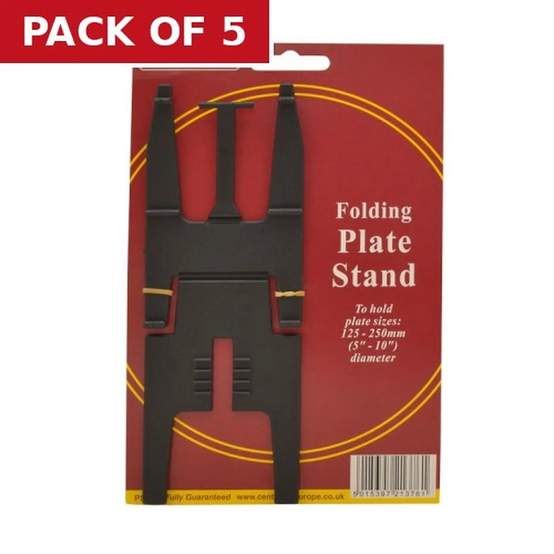 Centurion 125-250mm Folding Plate Stand - Pack of 5